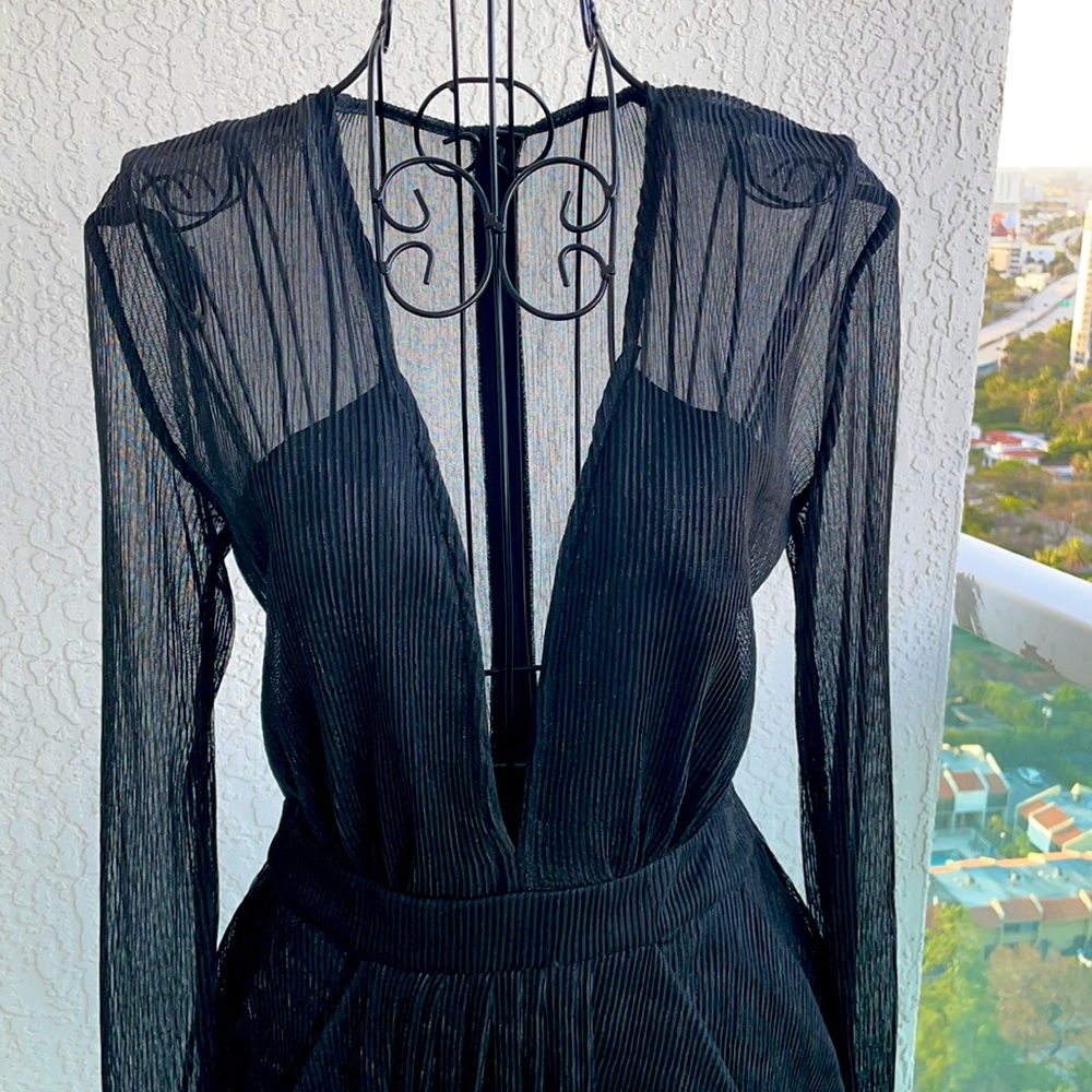Sheer black dress